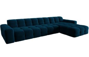 Micadoni Sametov&aacute; rohov&aacute; pohovka Kendal 357 cm