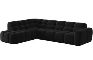 Micadoni Sametov&aacute; rohov&aacute; pohovka Lisa 293 cm