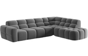 Micadoni Sametov&aacute; rohov&aacute; pohovka Lisa 293 cm