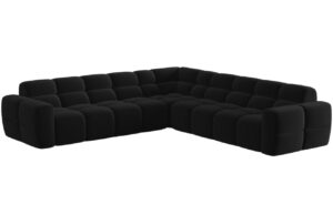 Micadoni Sametov&aacute; rohov&aacute; pohovka Lisa 310 cm