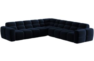 Micadoni Sametov&aacute; rohov&aacute; pohovka Lisa 310 cm