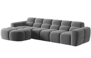 Micadoni Sametov&aacute; rohov&aacute; pohovka Lisa 310 cm