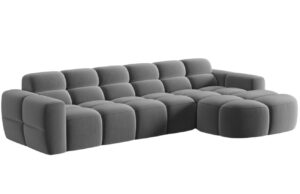 Micadoni Sametov&aacute; rohov&aacute; pohovka Lisa 310 cm