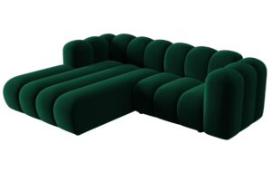 Micadoni Sametov&aacute; rohov&aacute; pohovka Lupine 228 cm