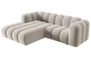 Micadoni Sametov&aacute; rohov&aacute; pohovka Lupine 228 cm