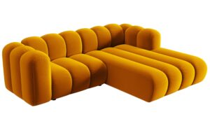 Micadoni Sametov&aacute; rohov&aacute; pohovka Lupine 228 cm