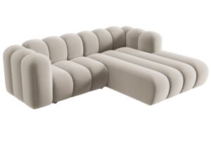 Micadoni Sametov&aacute; rohov&aacute; pohovka Lupine 228 cm