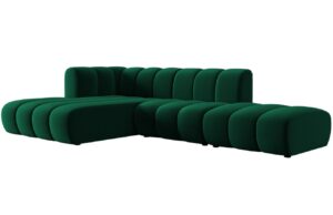 Micadoni Sametov&aacute; rohov&aacute; pohovka Lupine 294 cm