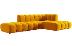 Micadoni Sametov&aacute; rohov&aacute; pohovka Lupine 294 cm