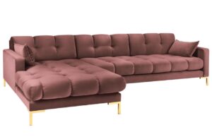 Micadoni Sametov&aacute; rohov&aacute; pohovka Mamaia 293 cm