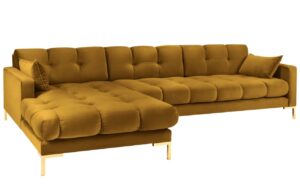 Micadoni Sametov&aacute; rohov&aacute; pohovka Mamaia 293 cm