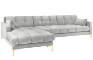 Micadoni Sametov&aacute; rohov&aacute; pohovka Mamaia 293 cm
