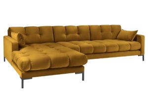 Micadoni Sametov&aacute; rohov&aacute; pohovka Mamaia 293 cm