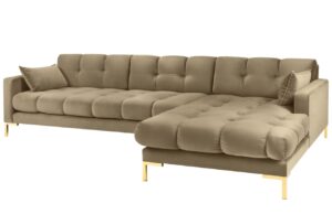 Micadoni Sametov&aacute; rohov&aacute; pohovka Mamaia 293 cm