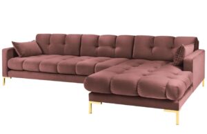 Micadoni Sametov&aacute; rohov&aacute; pohovka Mamaia 293 cm