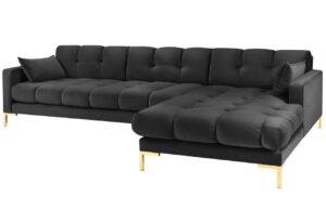 Micadoni Sametov&aacute; rohov&aacute; pohovka Mamaia 293 cm