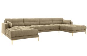 Micadoni Sametov&aacute; rohov&aacute; pohovka Mamaia 383 cm