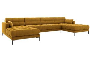 Micadoni Sametov&aacute; rohov&aacute; pohovka Mamaia 383 cm