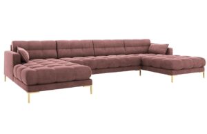 Micadoni Sametov&aacute; rohov&aacute; pohovka Mamaia 383 cm