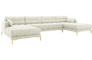 Micadoni Sametov&aacute; rohov&aacute; pohovka Mamaia 383 cm