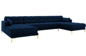 Micadoni Sametov&aacute; rohov&aacute; pohovka Mamaia 383 cm