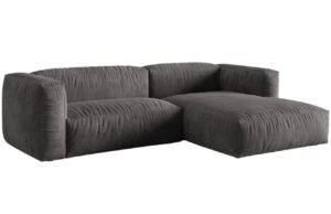 Micadoni Sametov&aacute; rohov&aacute; pohovka Martina 280 cm