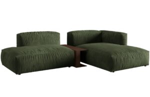 Micadoni Sametov&aacute; rohov&aacute; pohovka Martina 285 cm