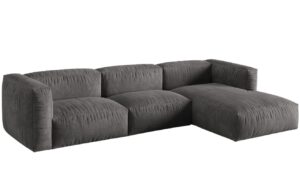 Micadoni Sametov&aacute; rohov&aacute; pohovka Martina 330 cm