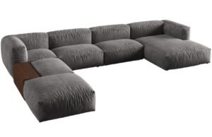 Micadoni Sametov&aacute; rohov&aacute; pohovka Martina 406 cm