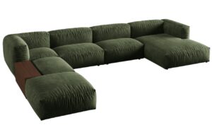 Micadoni Sametov&aacute; rohov&aacute; pohovka Martina 406 cm