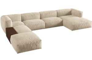 Micadoni Sametov&aacute; rohov&aacute; pohovka Martina 406 cm