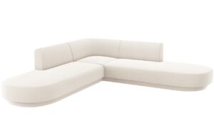 Micadoni Sametov&aacute; rohov&aacute; pohovka Miley 248 cm