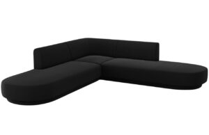 Micadoni Sametov&aacute; rohov&aacute; pohovka Miley 248 cm