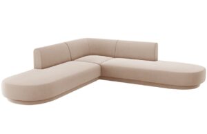 Micadoni Sametov&aacute; rohov&aacute; pohovka Miley 248 cm