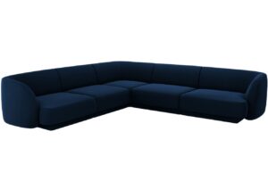 Micadoni Sametov&aacute; rohov&aacute; pohovka Miley 255 cm