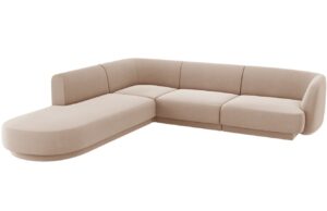 Micadoni Sametov&aacute; rohov&aacute; pohovka Miley 255 cm