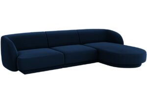 Micadoni Sametov&aacute; rohov&aacute; pohovka Miley 255 cm