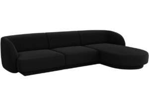 Micadoni Sametov&aacute; rohov&aacute; pohovka Miley 255 cm