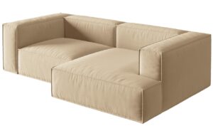 Micadoni Sametov&aacute; rohov&aacute; pohovka Nuria 252 cm