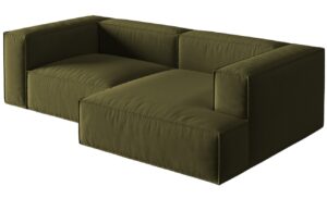 Micadoni Sametov&aacute; rohov&aacute; pohovka Nuria 252 cm