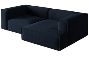 Micadoni Sametov&aacute; rohov&aacute; pohovka Nuria 252 cm