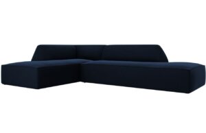 Micadoni Sametov&aacute; rohov&aacute; pohovka Ruby 273 cm