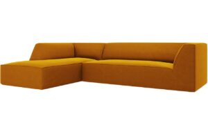 Micadoni Sametov&aacute; rohov&aacute; pohovka Ruby 273 cm