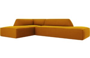 Micadoni Sametov&aacute; rohov&aacute; pohovka Ruby 273 cm