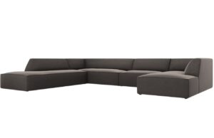 Micadoni Sametov&aacute; rohov&aacute; pohovka Ruby 366 cm