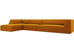 Micadoni Sametov&aacute; rohov&aacute; pohovka Ruby 366 cm