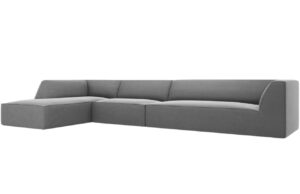 Micadoni Sametov&aacute; rohov&aacute; pohovka Ruby 366 cm