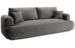 Micadoni Sametov&aacute; rozkl&aacute;dac&iacute; pohovka Ella 253 cm