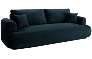 Micadoni Sametov&aacute; rozkl&aacute;dac&iacute; pohovka Ella 253 cm