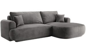 Micadoni Sametov&aacute; rozkl&aacute;dac&iacute; pohovka Ella 271 cm